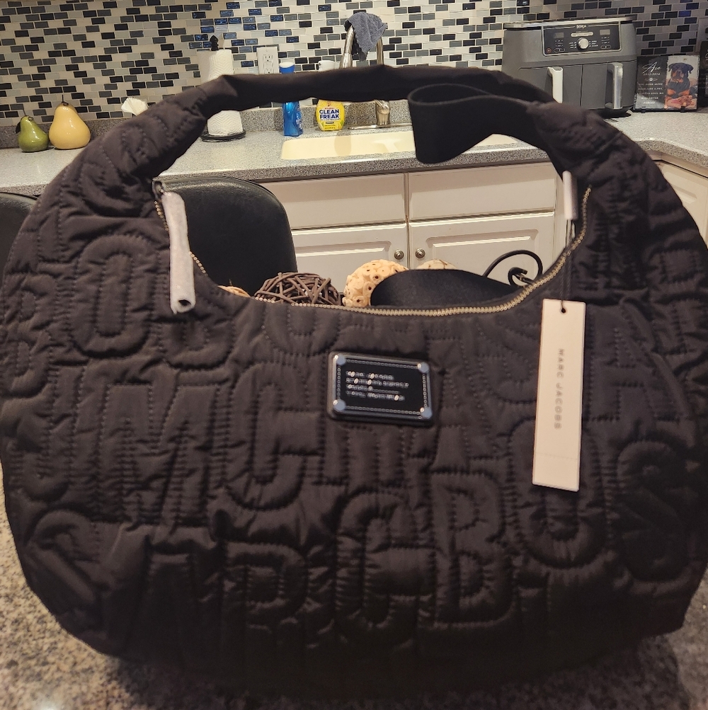 **RESERVED BUNDLE**NWT Marc Jacobs Jumbled Logo Workwear Nylon Crossbody Bag - Picture 4 of 8